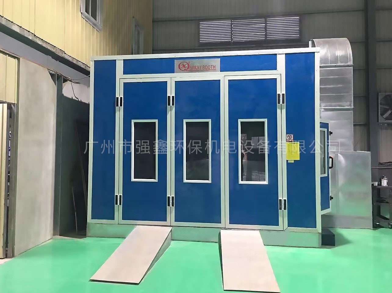出口柬埔寨 - 汽車噴烤房及汽保設備一批